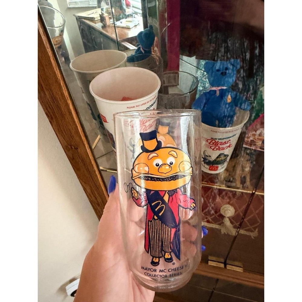 1977 McDonald's Mayor Mccheese glass